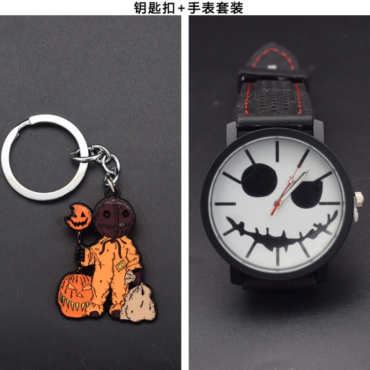 The Nightmare Before Christmas   Metal keychain watch set