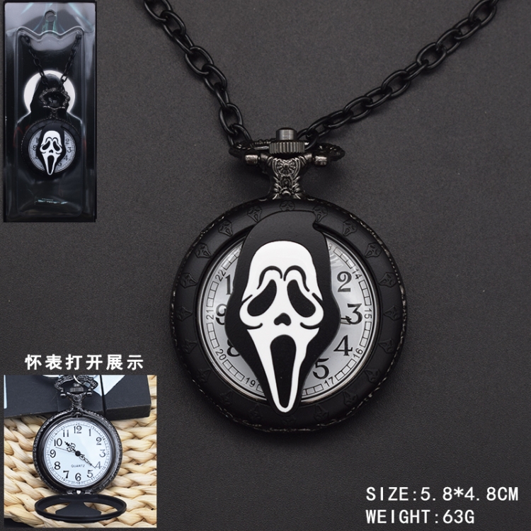 scream Anime peripheral necklace pocket watch