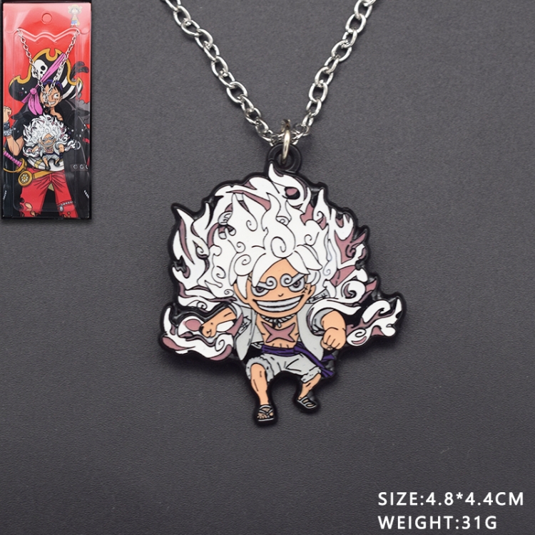 One Piece Anime cartoon metal necklace pendant price for 5 pcs