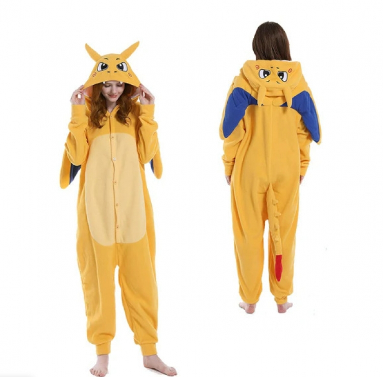 Dragon Creativity of performance jumpsuit pajamas and fleece home clothing Cosplay  Dress from S to XL