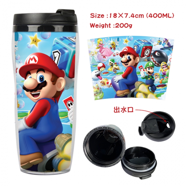 Super Mario Anime Starbucks leak proof and insulated cup 18X7.4CM 400ML