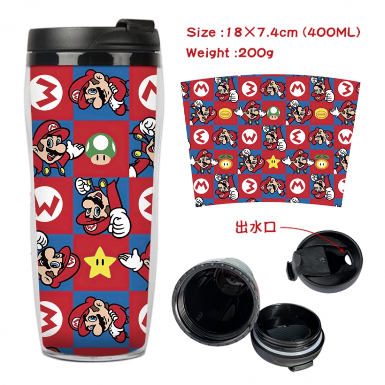 Super Mario Anime Starbucks leak proof and insulated cup 18X7.4CM 400ML