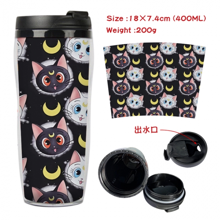 sailormoon Anime Starbucks leak proof and insulated cup 18X7.4CM 400ML