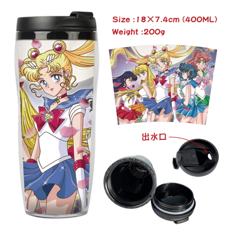 sailormoon Anime Starbucks leak proof and insulated cup 18X7.4CM 400ML