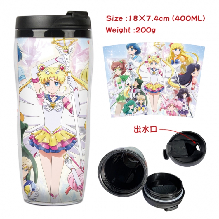 sailormoon Anime Starbucks leak proof and insulated cup 18X7.4CM 400ML