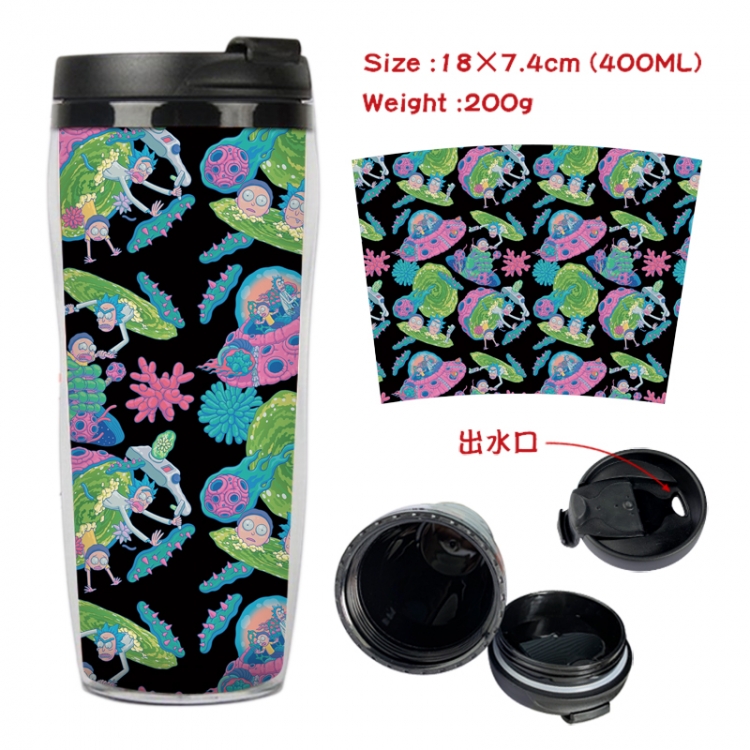 Rick and Morty Anime Starbucks leak proof and insulated cup 18X7.4CM 400ML