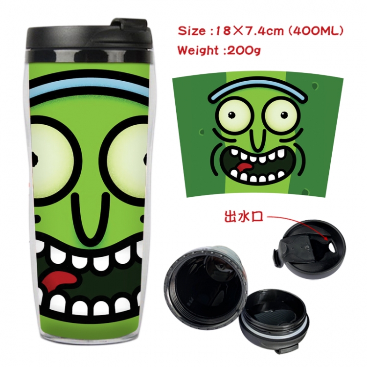 Rick and Morty Anime Starbucks leak proof and insulated cup 18X7.4CM 400ML