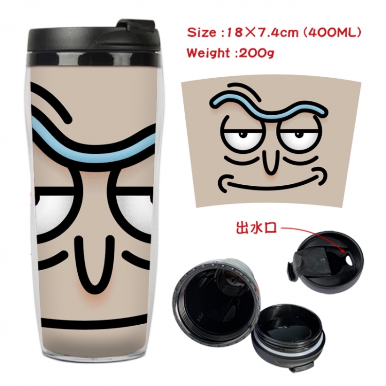 Rick and Morty Anime Starbucks leak proof and insulated cup 18X7.4CM 400ML