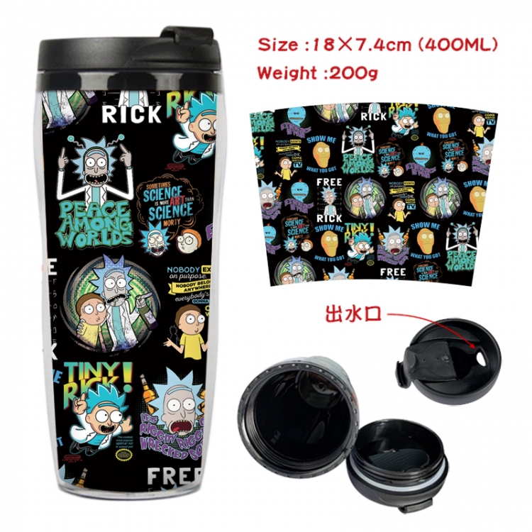 Rick and Morty Anime Starbucks leak proof and insulated cup 18X7.4CM 400ML