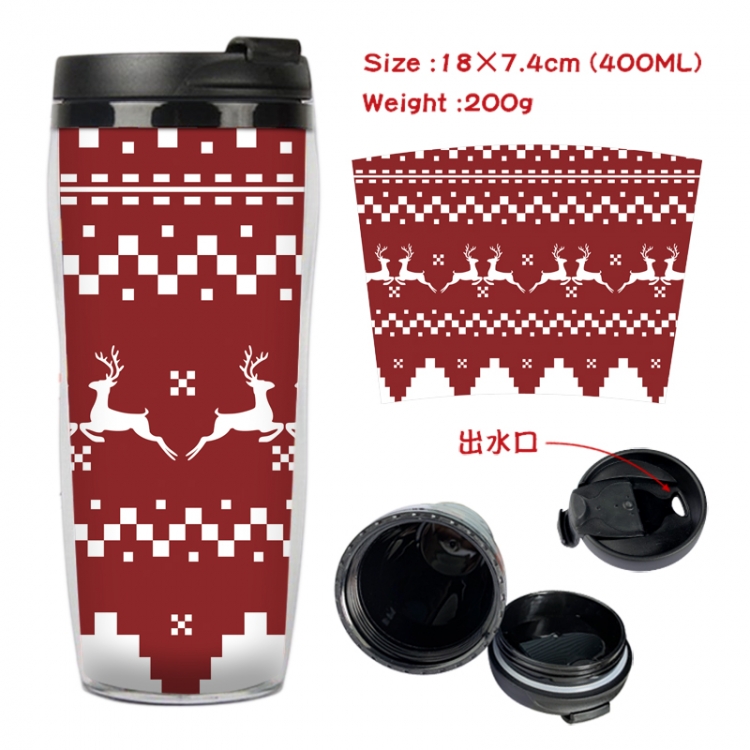 Christmas Anime Starbucks leak proof and insulated cup 18X7.4CM 400ML