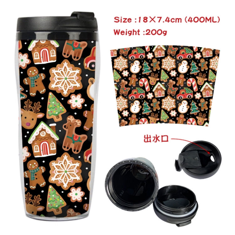 Christmas Anime Starbucks leak proof and insulated cup 18X7.4CM 400ML