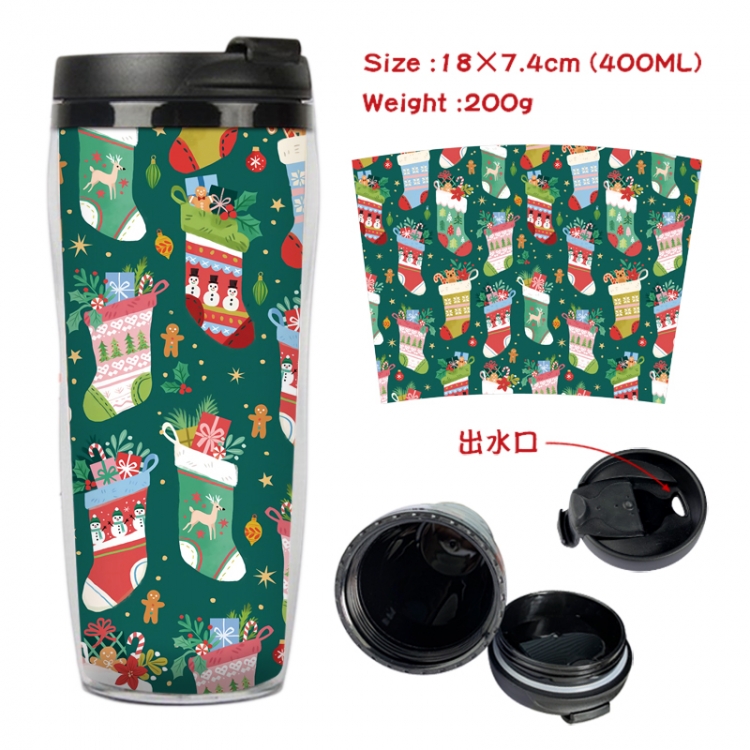 Christmas Anime Starbucks leak proof and insulated cup 18X7.4CM 400ML