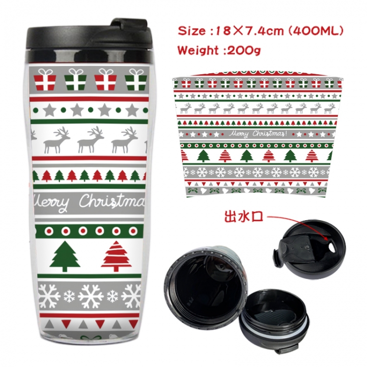 Christmas Anime Starbucks leak proof and insulated cup 18X7.4CM 400ML