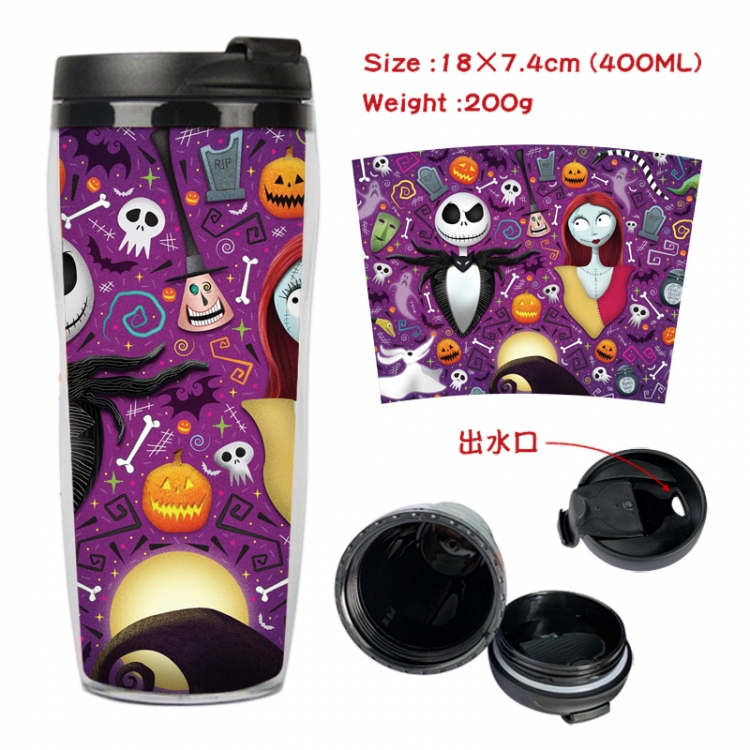 The Nightmare Before Christmas Anime Starbucks leak proof and insulated cup 18X7.4CM 400ML