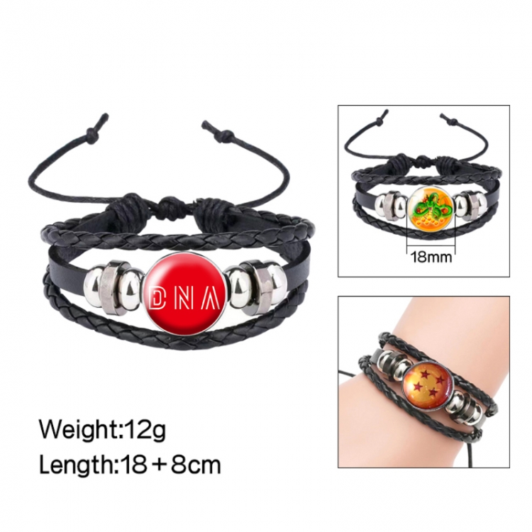 BTS Anime peripheral crystal leather rope bracelet price for 5 pcs 