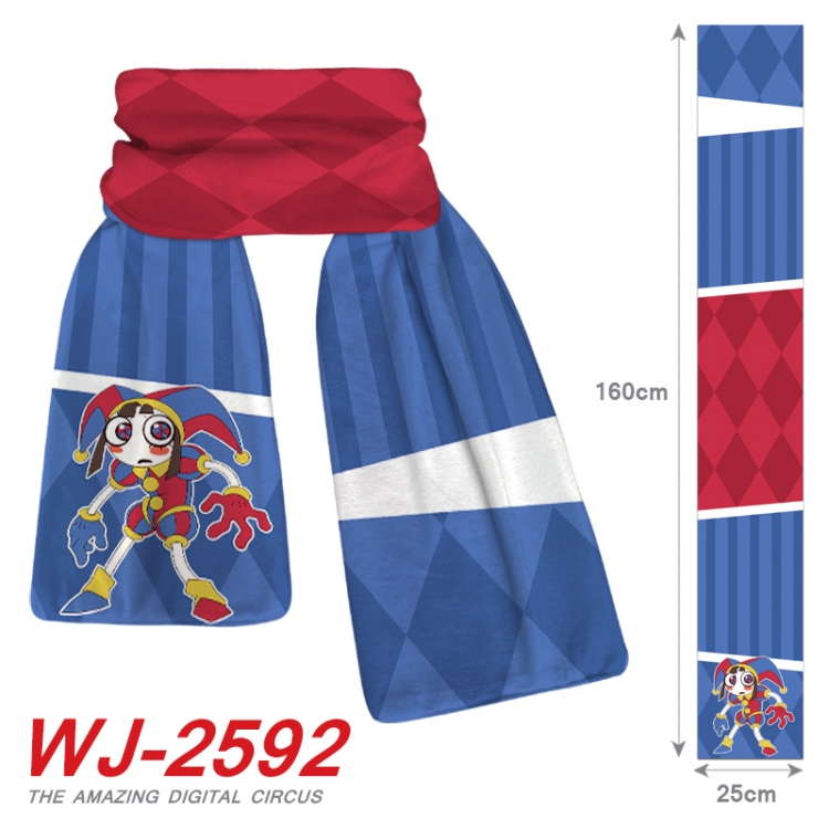 The Amazing Digital Circus Anime Plush Impression Scarf Neck 25x160cm