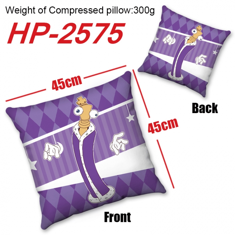 The Amazing Digital Circus  Anime digital printing double-sided printed pillow 45X45cm NO FILLING HP-2575B