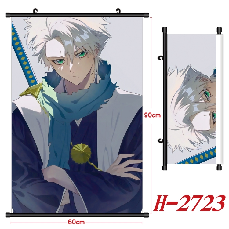 Bleach Anime Black Plastic Rod Canvas Painting Wall Scroll 60X90CM