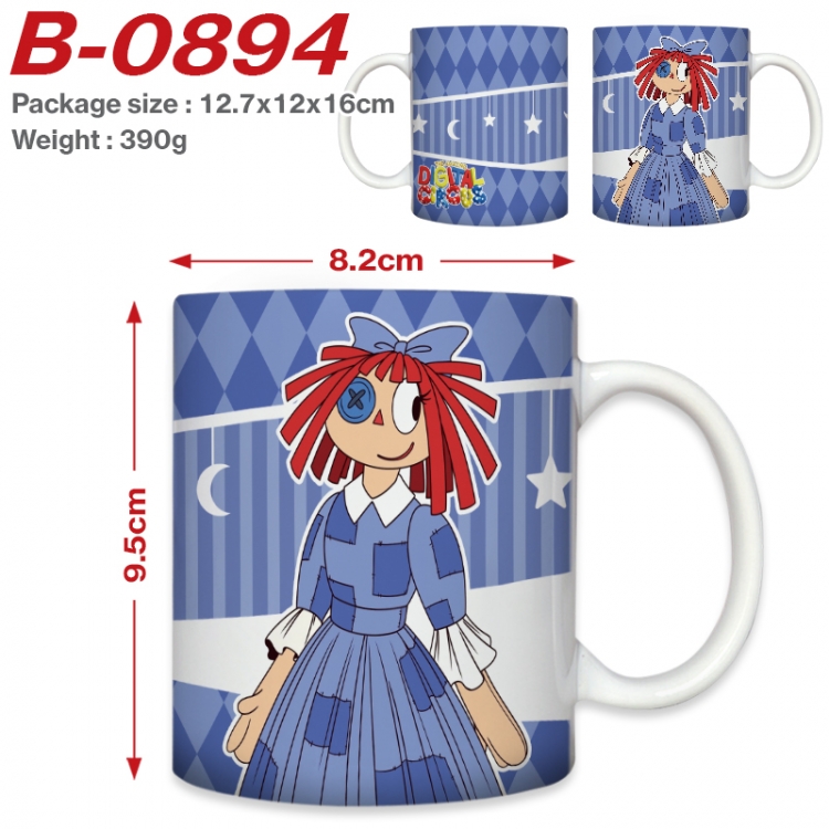 The Amazing Digital Circus Anime printed ceramic mug 400ml (single carton foam packaging) 