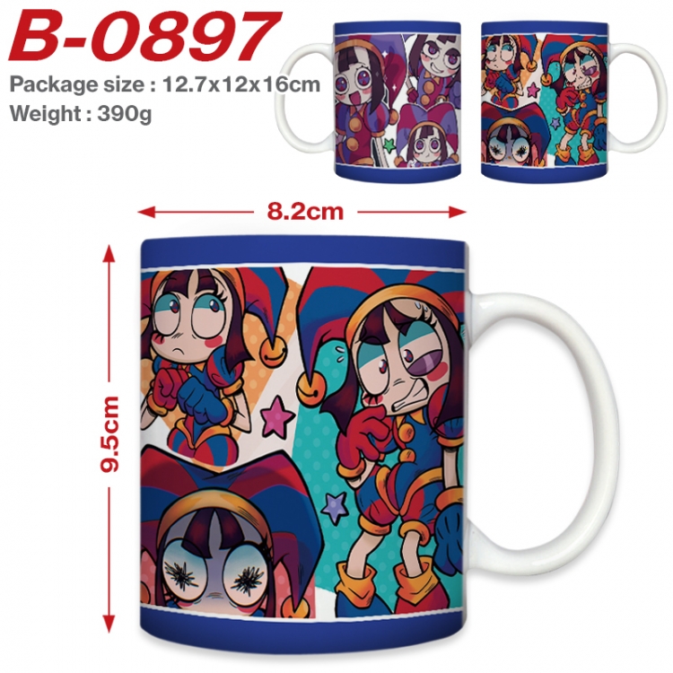 The Amazing Digital Circus Anime printed ceramic mug 400ml (single carton foam packaging) 