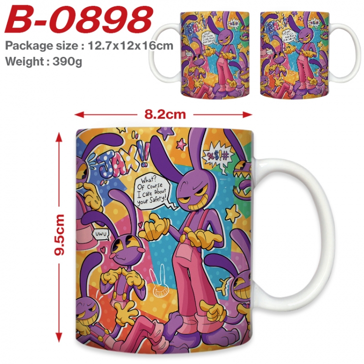 The Amazing Digital Circus Anime printed ceramic mug 400ml (single carton foam packaging)