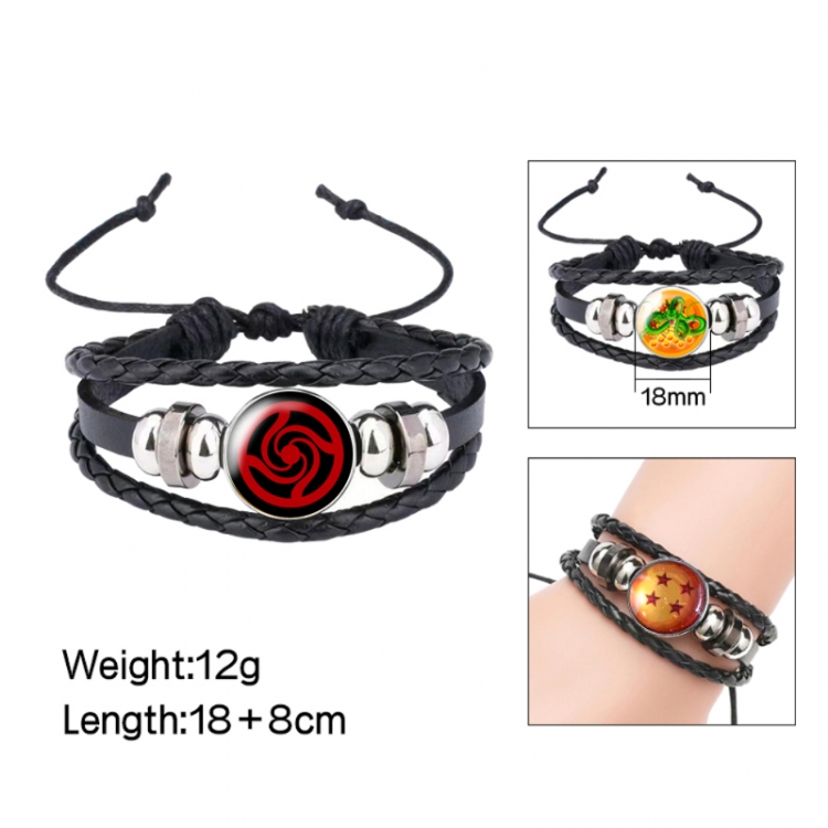 Jujutsu Kaisen Anime peripheral crystal leather rope bracelet price for 5 pcs 