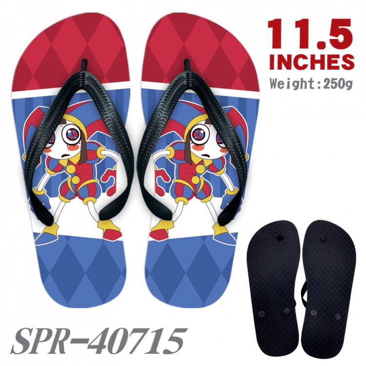 The Amazing Digital Circus Thickened rubber flip-flops slipper average size 