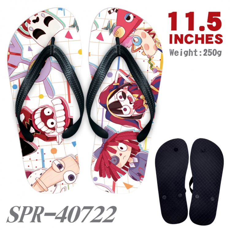 The Amazing Digital Circus Thickened rubber flip-flops slipper average size 