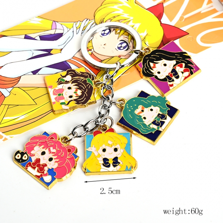 sailormoon  Anime peripheral skewered keychain pendant