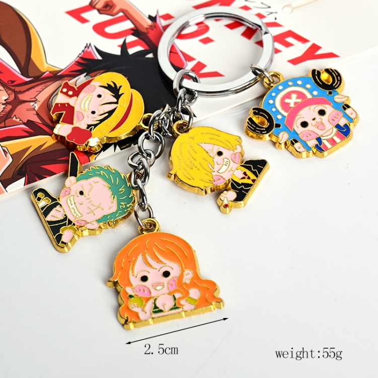 One Piece Anime peripheral skewered keychain pendant