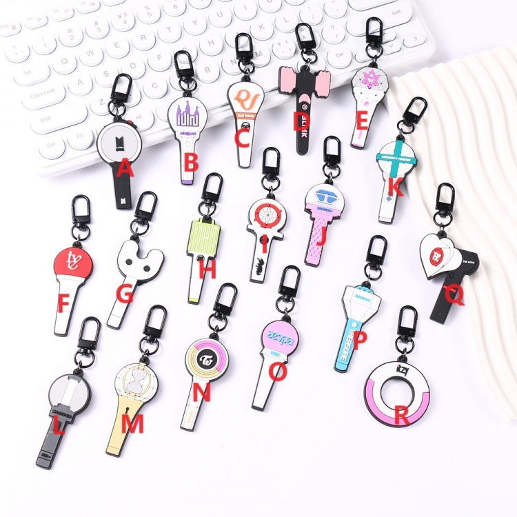 Support stick three-dimensional soft rubber bag pull head pendant mixed color price for 25 pcs