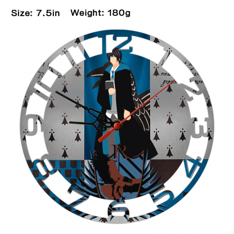 Harry Potter Anime print alarm clock wall clock personality clock packaging size 25X25X4cm