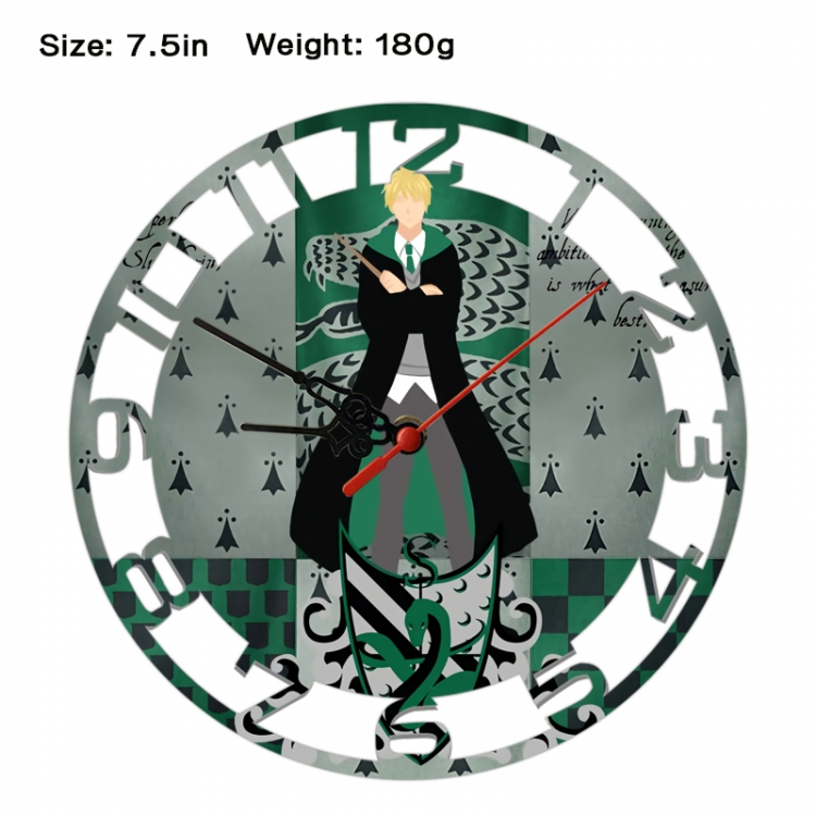 Harry Potter Anime print alarm clock wall clock personality clock packaging size 25X25X4cm