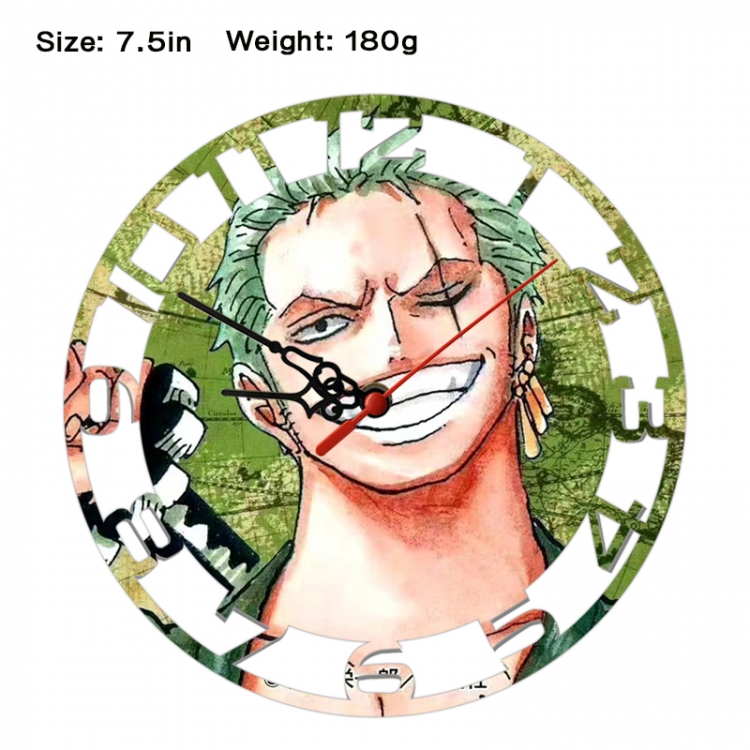 One Piece Anime print alarm clock wall clock personality clock packaging size 25X25X4cm