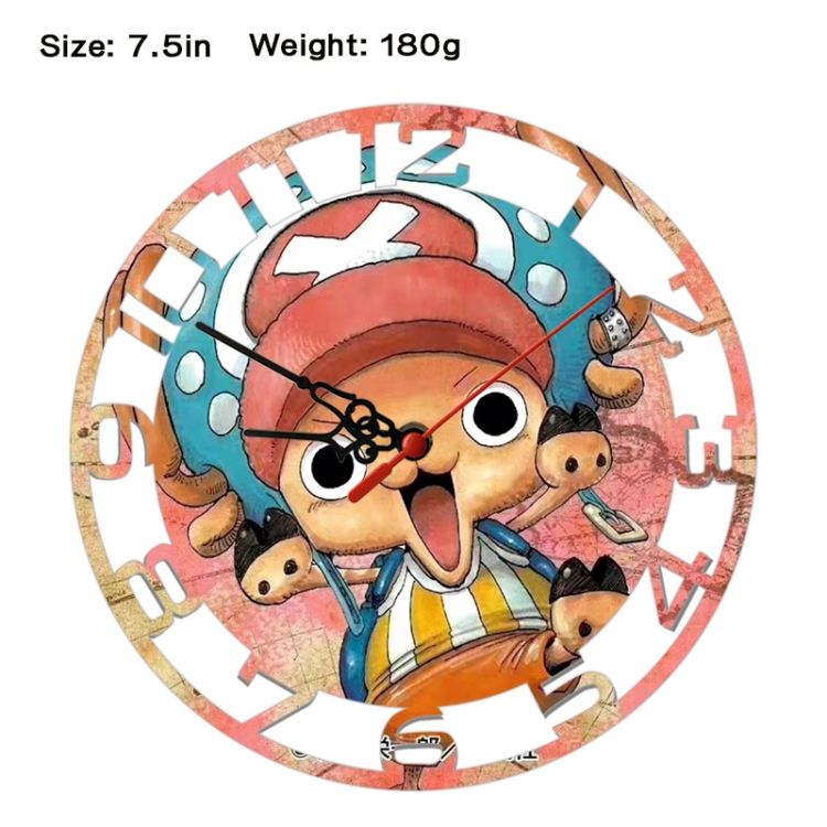 One Piece Anime print alarm clock wall clock personality clock packaging size 25X25X4cm