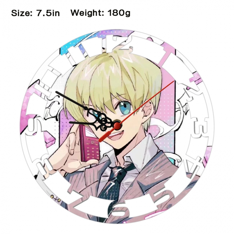 HunterXHunter Anime print alarm clock wall clock personality clock packaging size 25X25X4cm