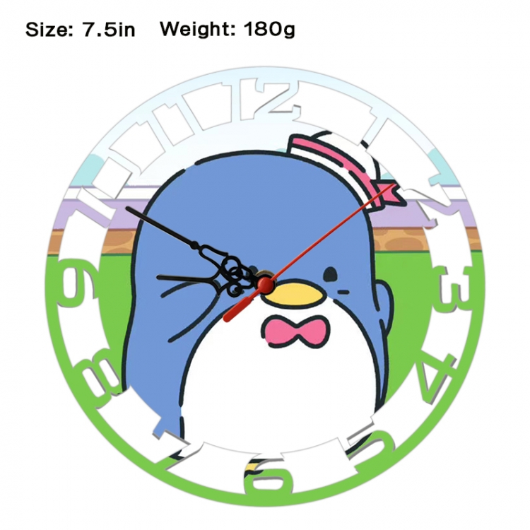 sanrio Anime print alarm clock wall clock personality clock packaging size 25X25X4cm