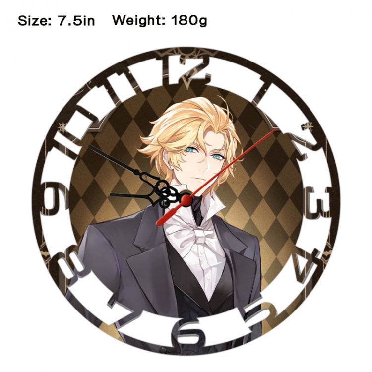 For All Time Anime print alarm clock wall clock personality clock packaging size 25X25X4cm