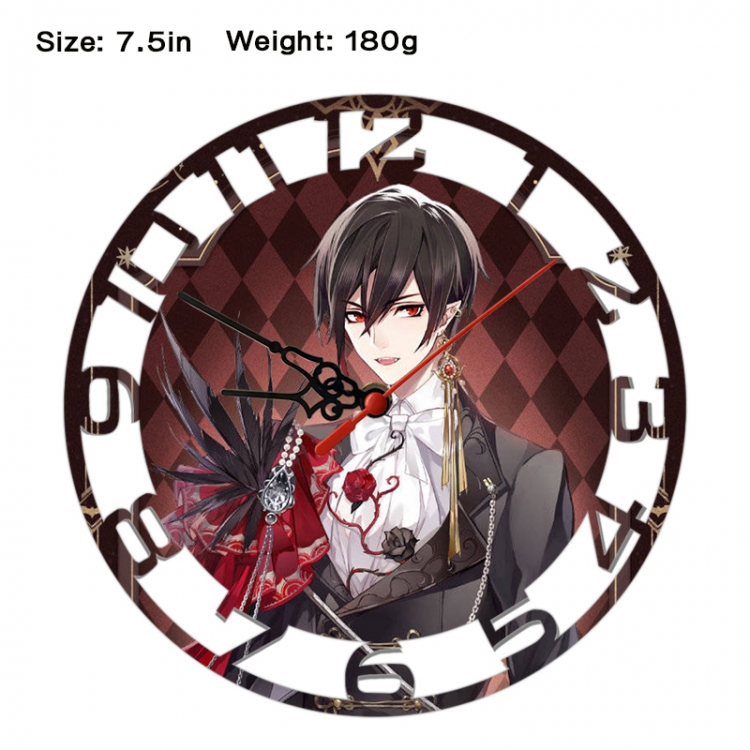 For All Time Anime print alarm clock wall clock personality clock packaging size 25X25X4cm