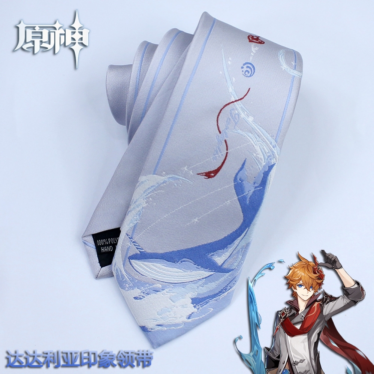 Genshin Impact Cos tie anime japanese tie animation surrounding tie price for 2 pcs