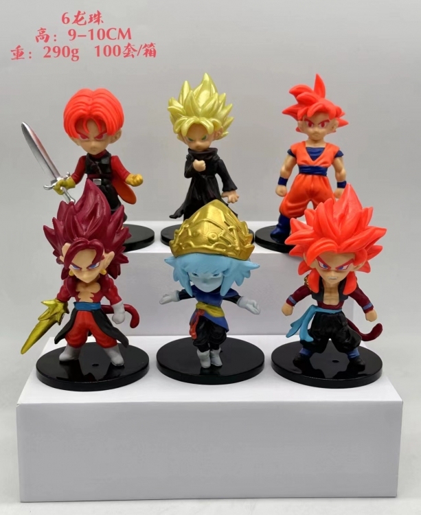 DRAGON BALL Bagged Figure Decoration Model 9-10cm a set of 6