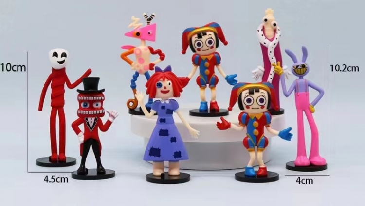 Bagged Figure Decoration Model a set of 8
