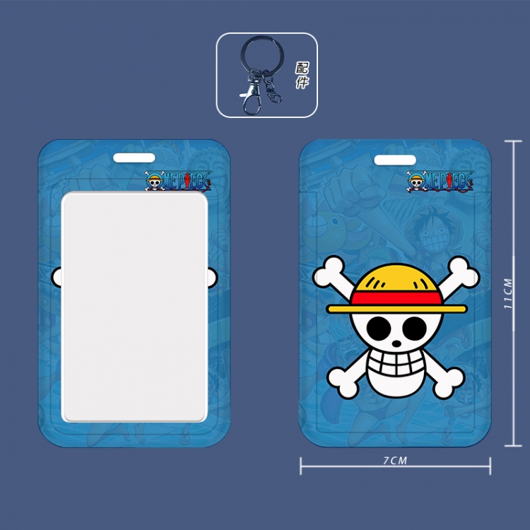 One Piece Cartoon peripheral ID card sleeve Ferrule 11cm long 7cm wide price for 5 pcs