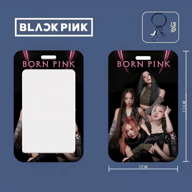 BLACK PINK Cartoon peripheral ID card sleeve Ferrule 11cm long 7cm wide price for 5 pcs