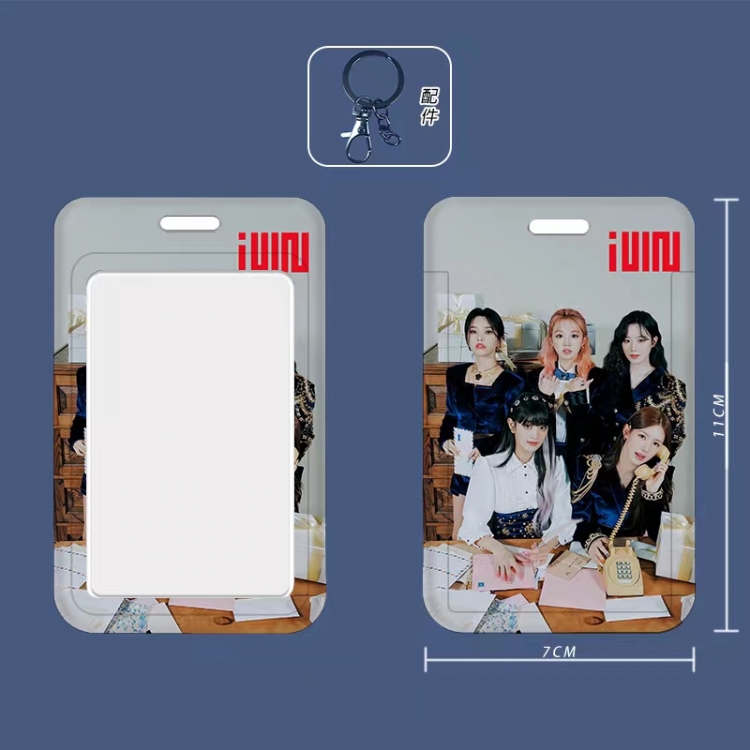 （G)I-DLE Cartoon peripheral ID card sleeve Ferrule 11cm long 7cm wide price for 5 pcs