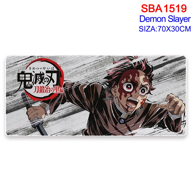 Demon Slayer Kimets Animation peripheral locking mouse pad 70X30cm SBA-1519