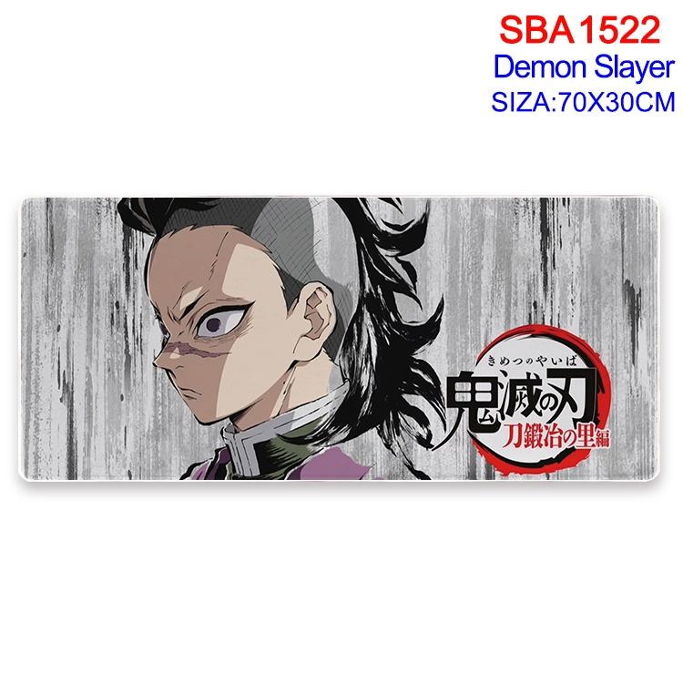 Demon Slayer Kimets Animation peripheral locking mouse pad 70X30cm SBA-1522