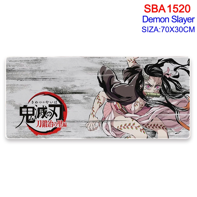 Demon Slayer Kimets Animation peripheral locking mouse pad 70X30cm SBA-1520