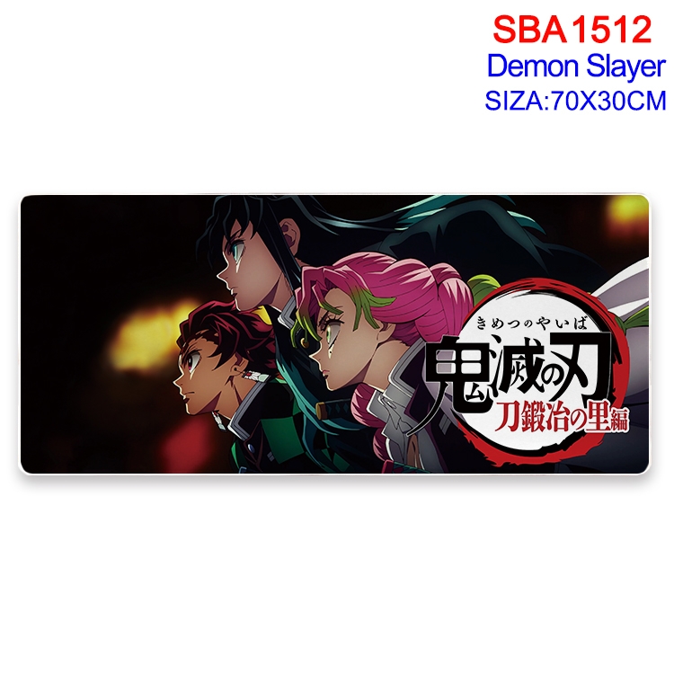 Demon Slayer Kimets Animation peripheral locking mouse pad 70X30cm SBA-1512