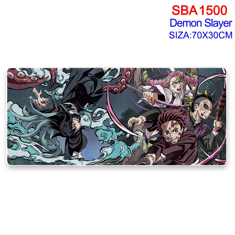 Demon Slayer Kimets Animation peripheral locking mouse pad 70X30cm SBA-1500